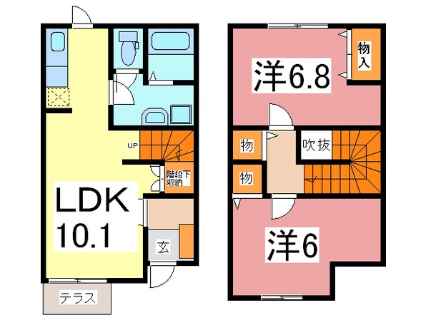 コルティーレ　Ｕの物件間取画像